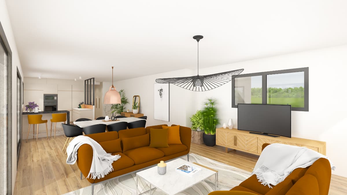 Maison neuve Montluel (11) - 112m² - 381000€ (photo 4/5)