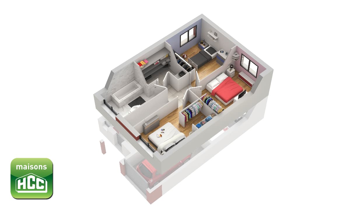 Maison neuve Luppy (57) - 94m² - 240000€ (photo 5/6)