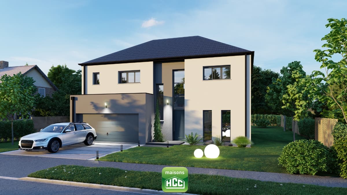 Maison neuve - Maison 5 pièces - 125 m² à Saulxures les nancy (54), prix 420 000 €