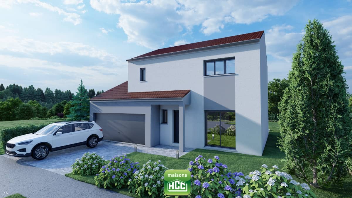 Maison neuve - Maison 4 pièces 100 m² à Norroy les pont a mousson (54), prix 310 000 €