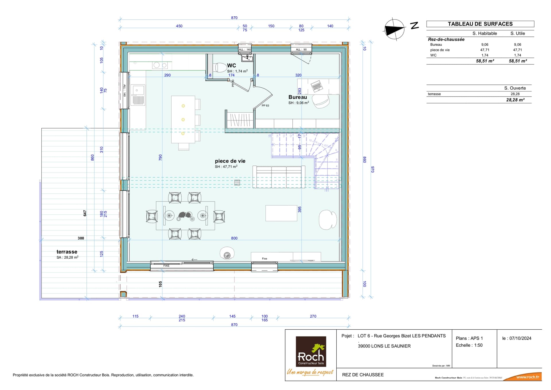 Maison neuve Lons le saunier (39) - 130m² - 455000€ (photo 5/6)