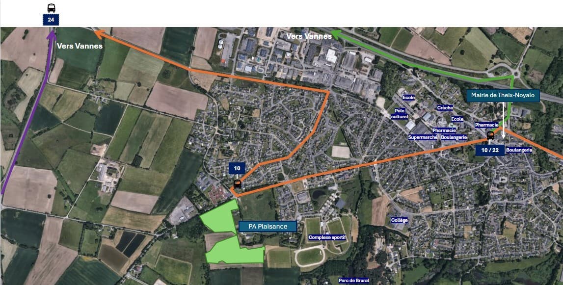 Terrain Theix noyalo (56) - 342m² - 92000€