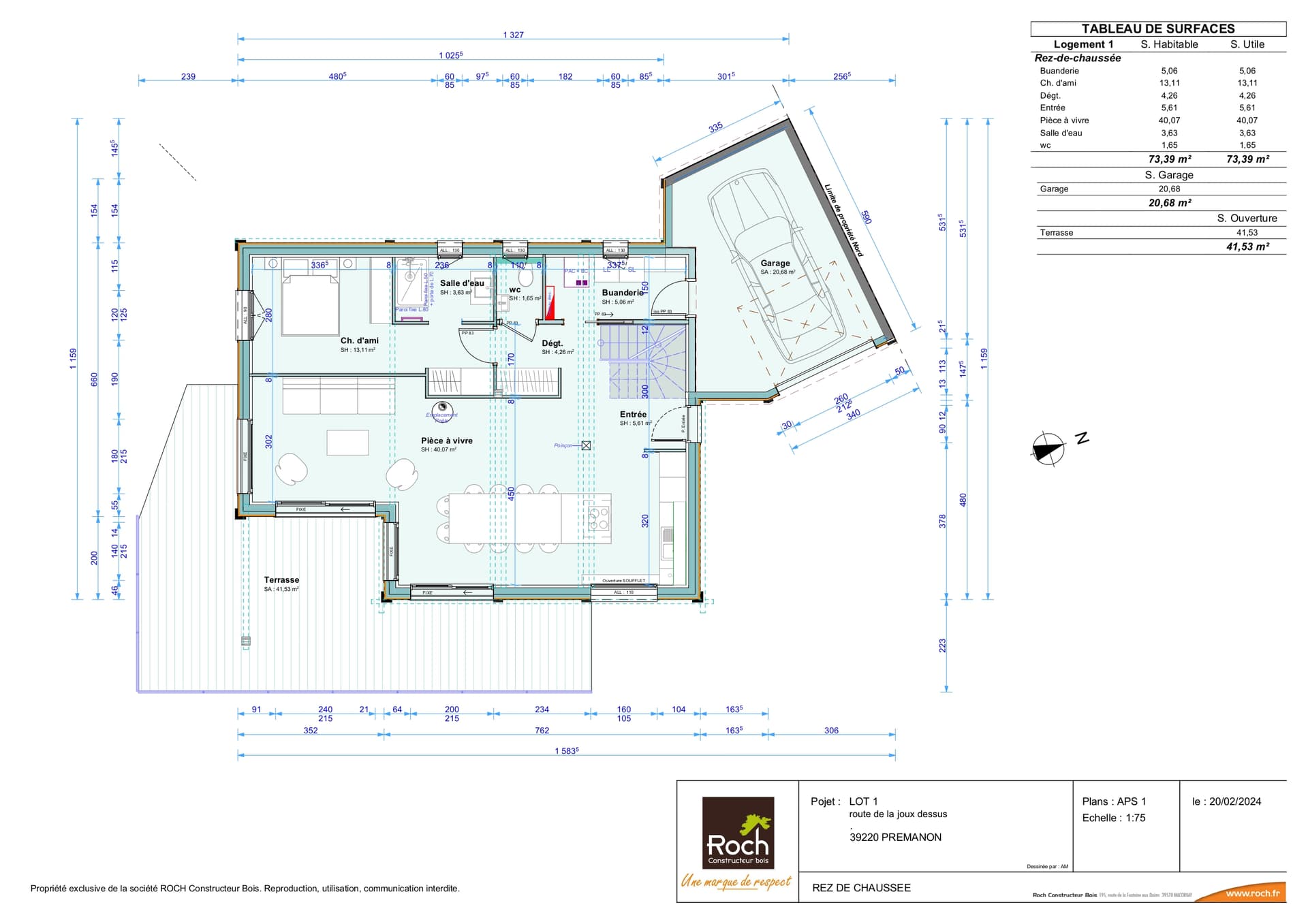 Maison neuve Premanon (39) - 122m² - 498000€ (photo 4/5)