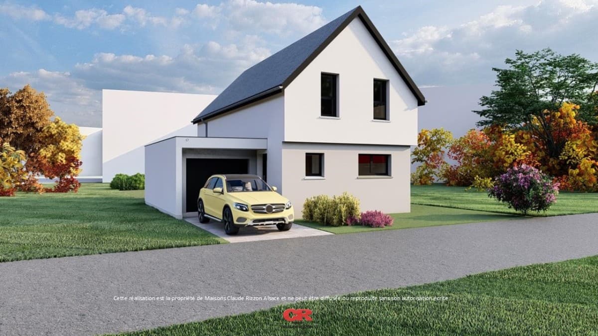 Maison neuve - Maison neuve 5 pièces, garage à Bischwiller (67), prix 360 000 €