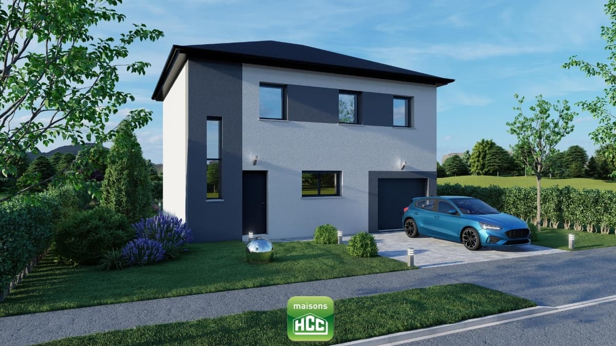 Maison neuve - Maison 5 pièces - 107 m² à Pontoy (57), prix 299 000 €