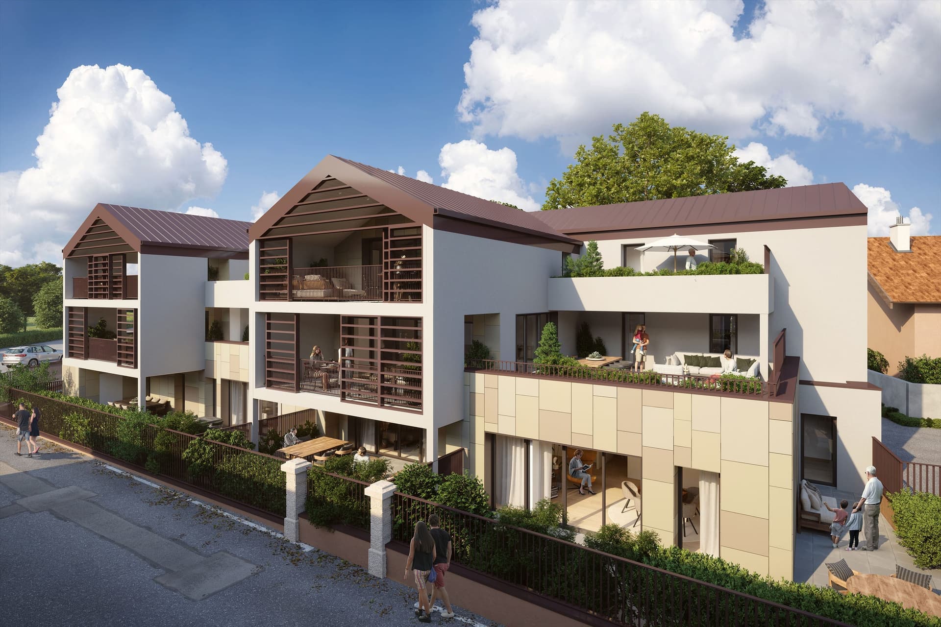 Appartements neufs - SENNES DE LAC  à Aix les bains (73), prix 449 000 €