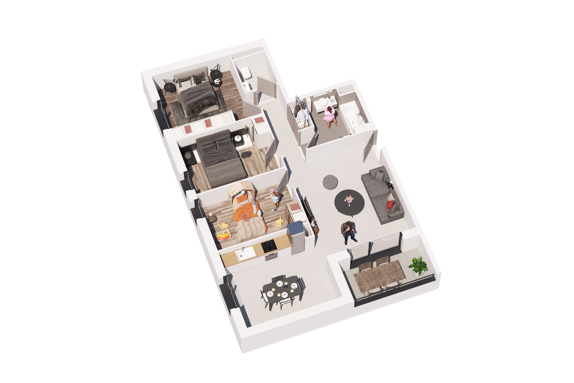 Maison neuve Thionville (57) - 53m² - 170000€ (photo 5/6)
