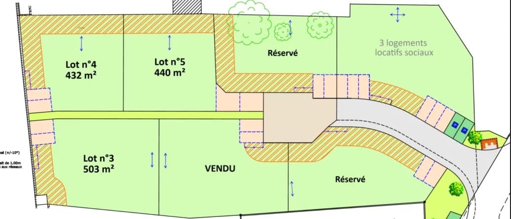 Terrain Vaugneray (69) - 427m² - 234900€ (photo 3/3)