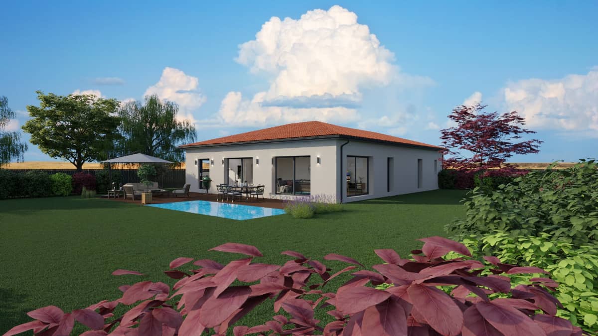 Maison neuve - Maison sur mesure calme absolu à St andre de corcy, prix 559 000 €