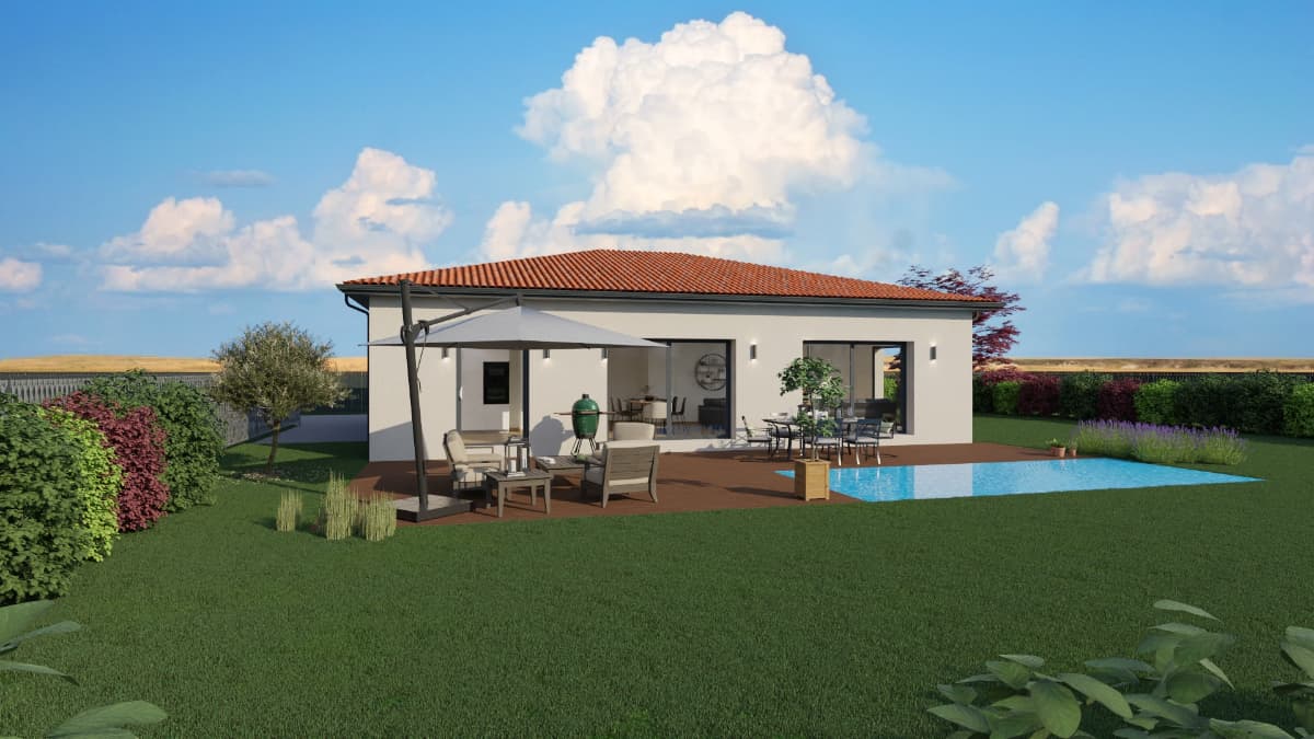Maison neuve St andre de corcy (13) - 144m² - 559000€ (photo 2/6)