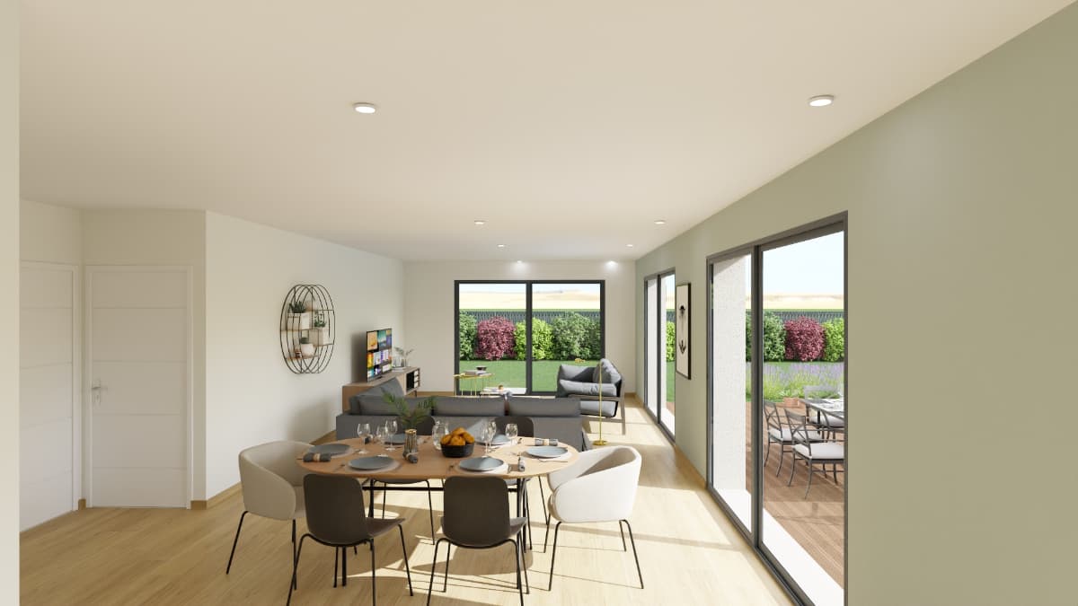 Maison neuve St andre de corcy (13) - 144m² - 559000€ (photo 4/6)