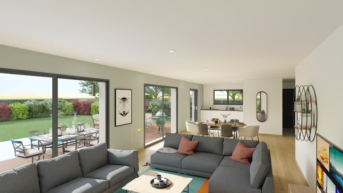 Maison neuve St andre de corcy (13) - 144m² - 559000€ (photo 5/6)