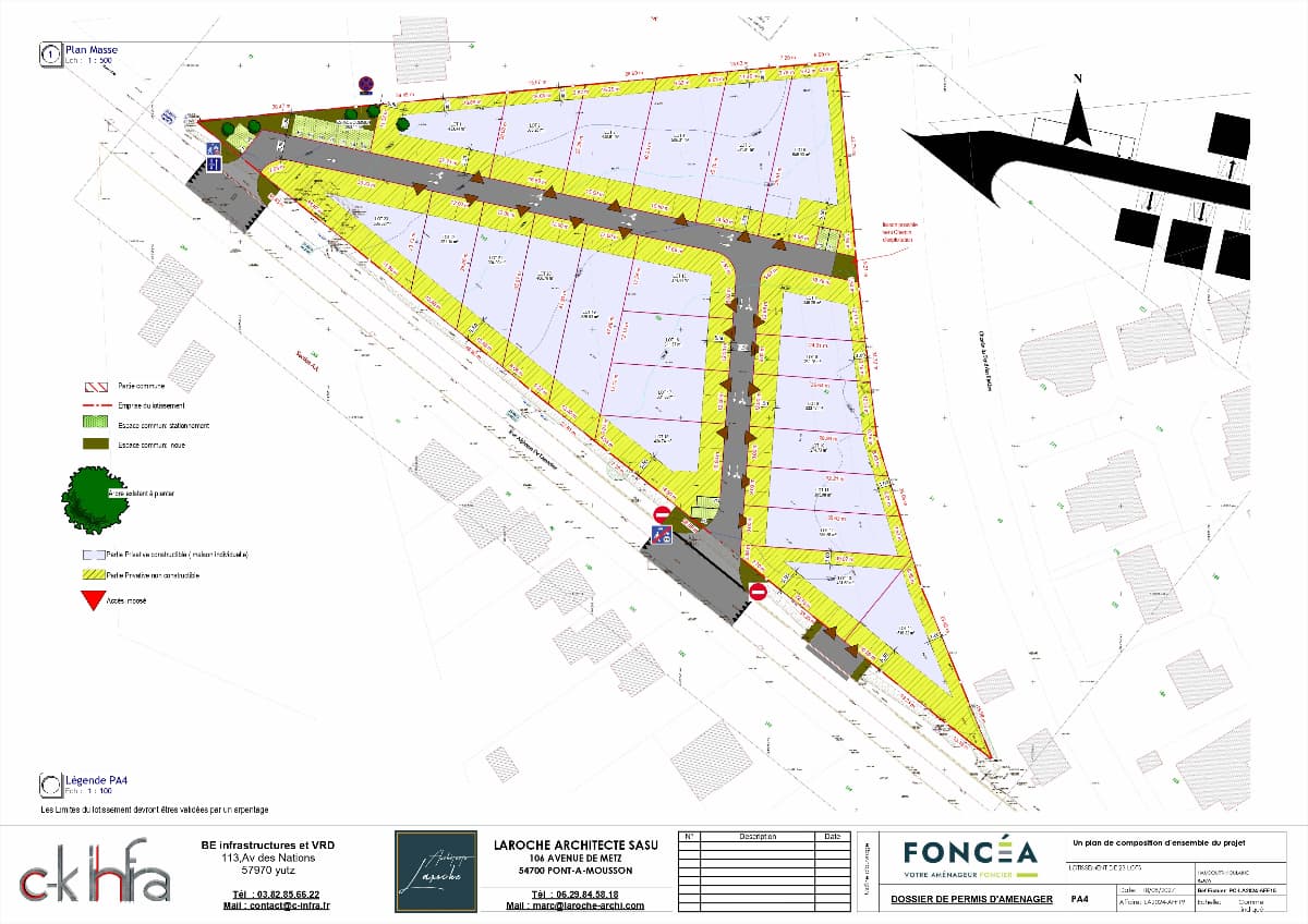Terrain - Terrain 475 m² HAUCOURT MOULAINE à Haucourt moulaine (54), prix 123 000 €