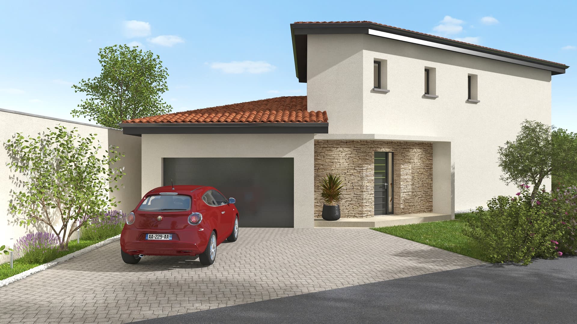 Maison neuve Lachassagne (69) - 116m² - 412000€ (photo 1/6)