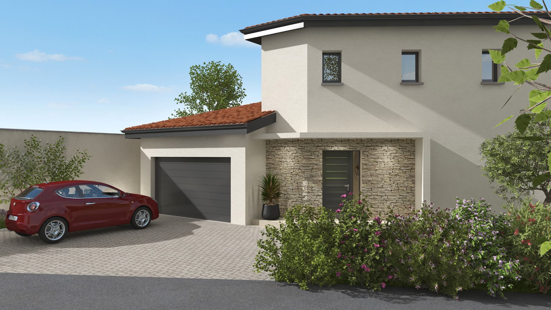 Maison neuve Lachassagne (69) - 116m² - 412000€ (photo 2/6)