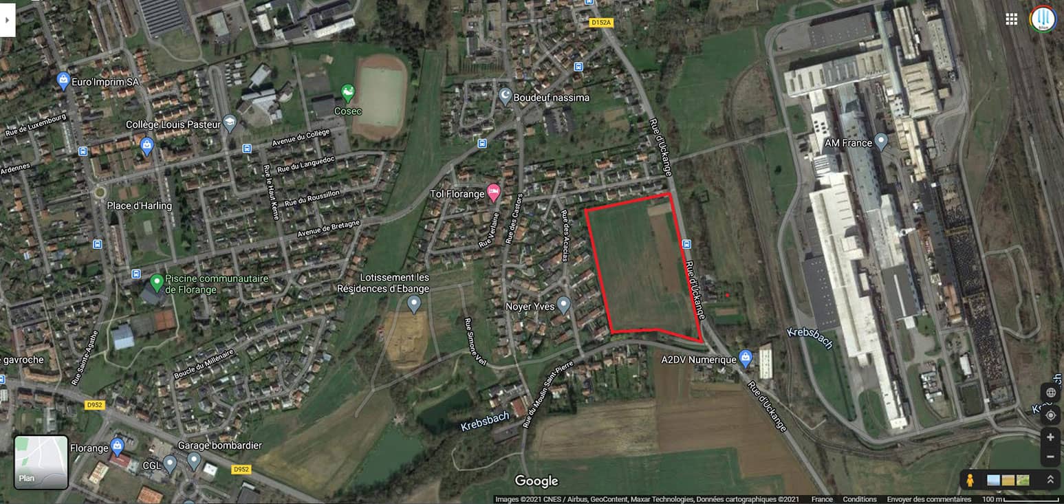 Terrain - Terrain - 487.5 à Florange (57), prix 157 000 €