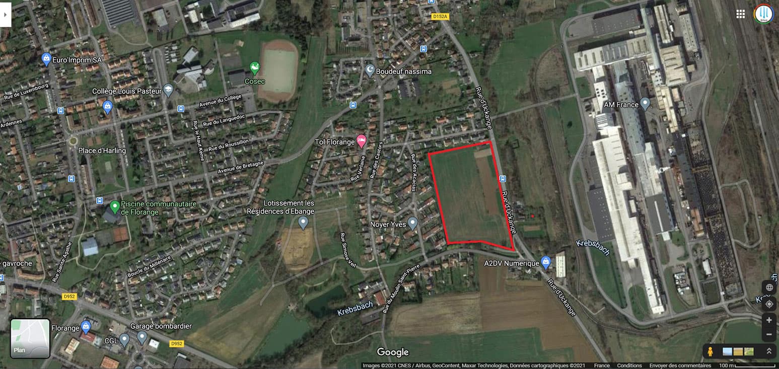 Terrain - Terrain - 487.5 à Florange (57), prix 157 000 €