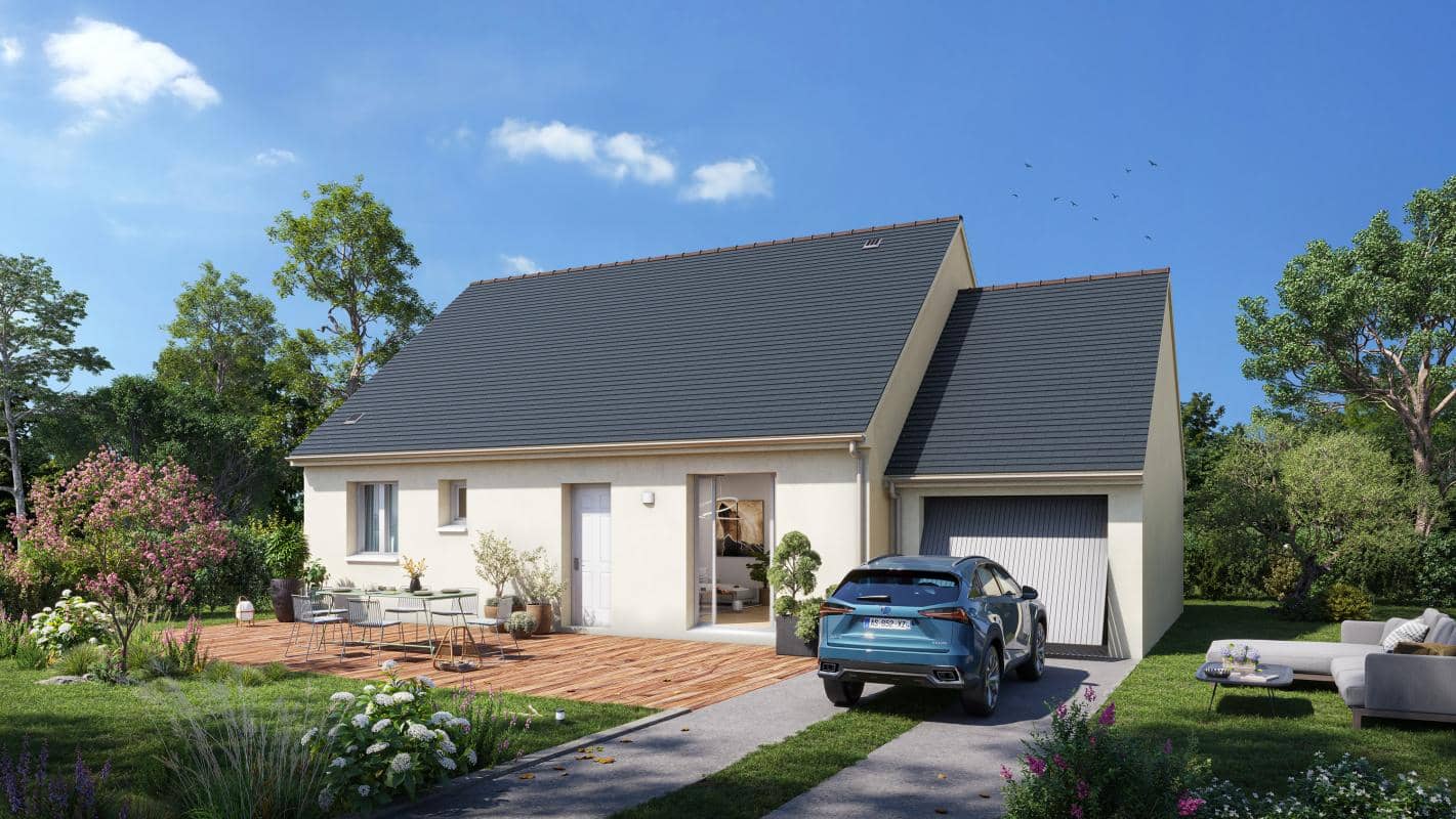 Maison neuve - Maison Type 4 à Saffré à Saffre, prix 162 000 €