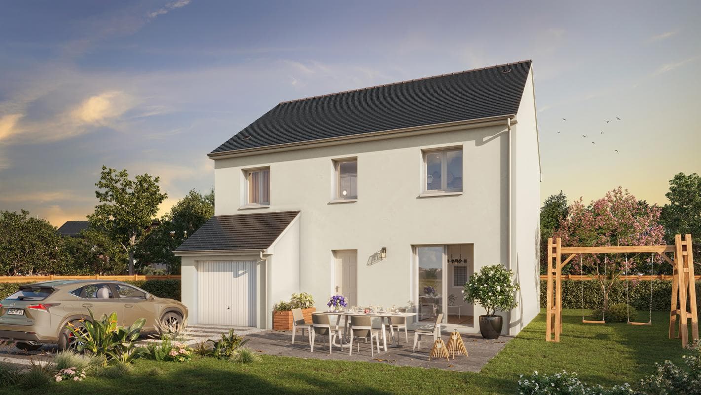 Maison neuve - Maison Type 5 + Garage à Saffré à Saffre (44), prix 195 000 €