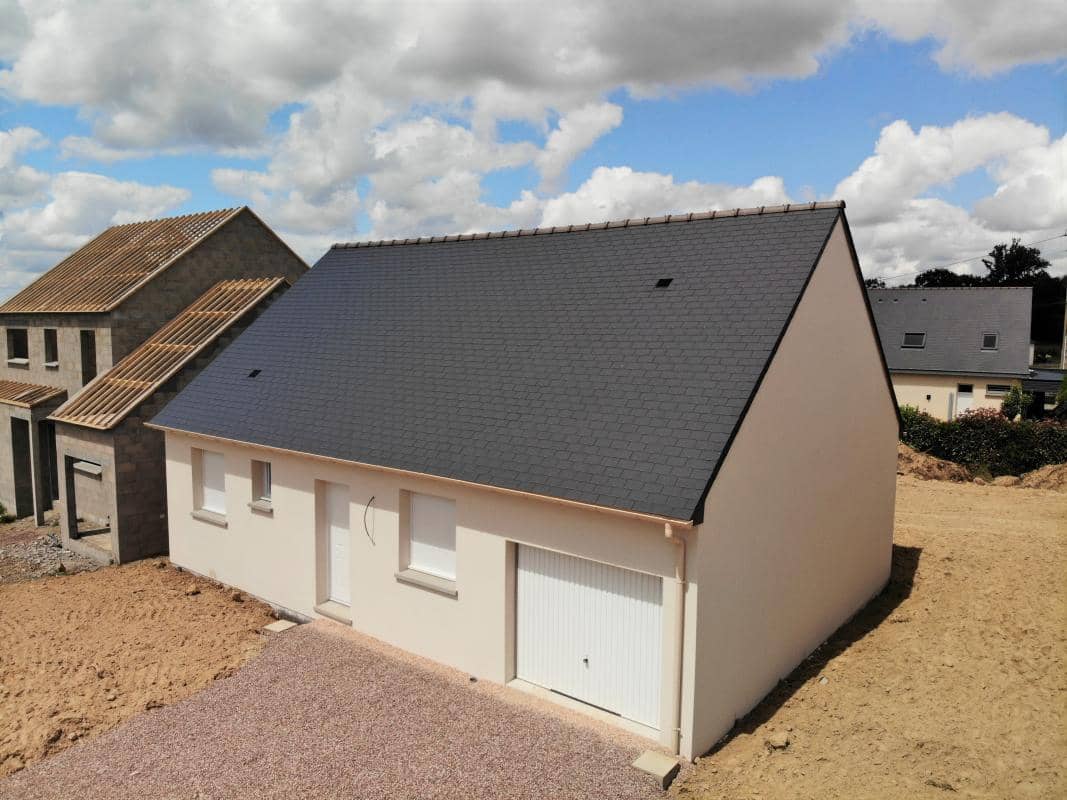 Maison neuve - Maison 3 chambres plain pied à SAINT MAGAN à Saint Maugan (35), prix 156 230 €