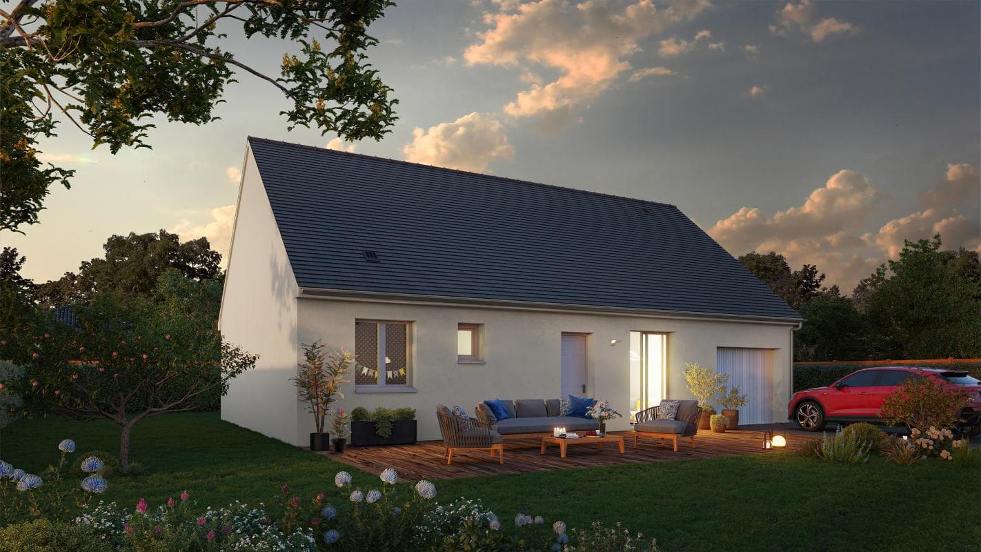 Maison neuve - Maison de Plain Pied 3 chambres à Sens De Bretagne (35), prix 180 683 €