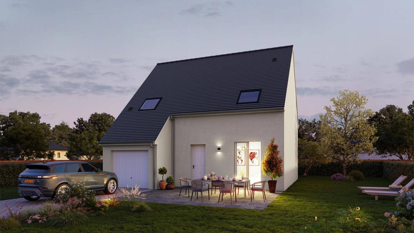 Maison neuve - Maison 4 chambres avec garage à Argentre Du Plessis (35), prix 200 576 €