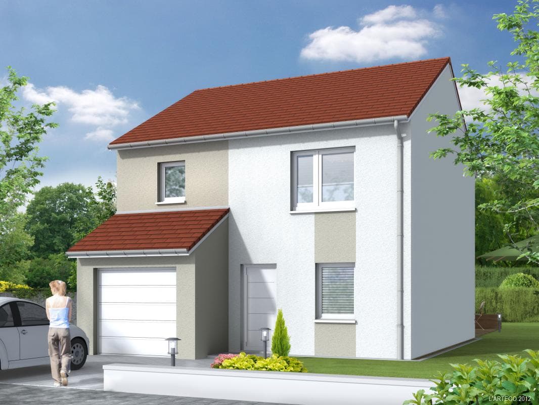 Maison neuve - NOUVEAU LEYR VOTRE MAISON ET SON TERRAIN à Leyr (54), prix 258 000 €