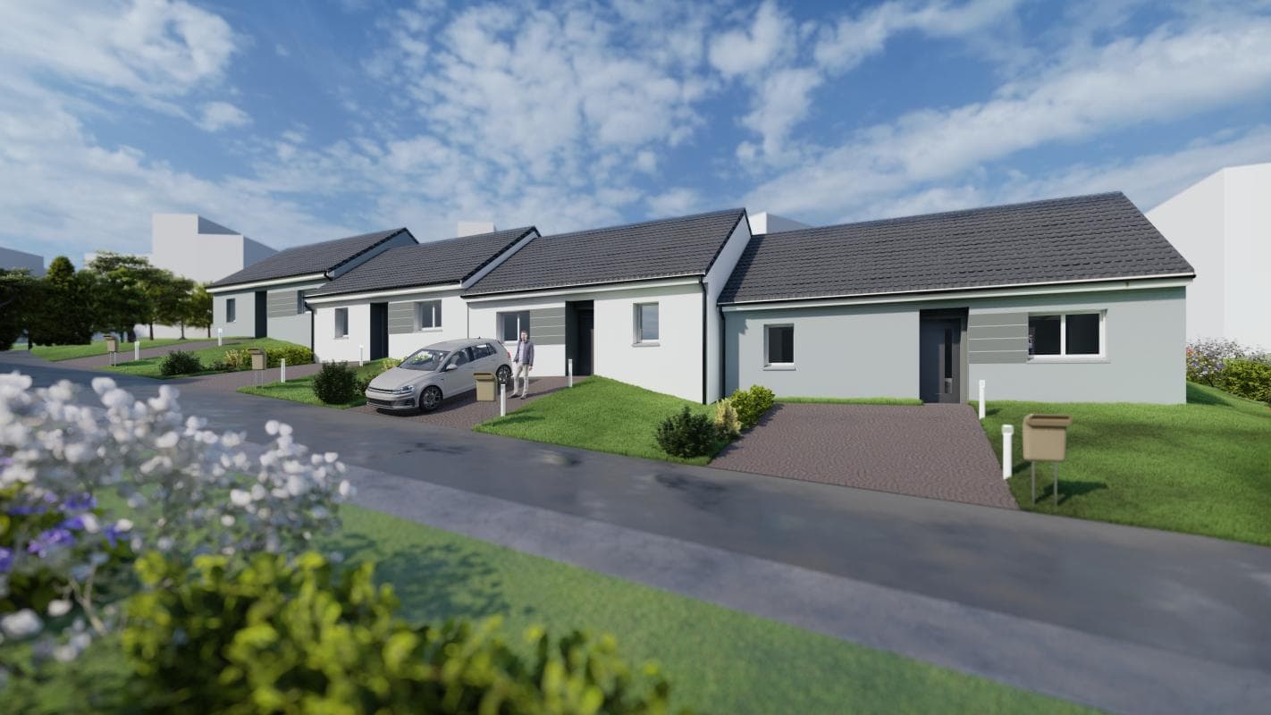 Maison neuve - Maison neuve sur terrain de 3,31 ares à Sarreguemines à Sarreguemines (57), prix 216 500 €