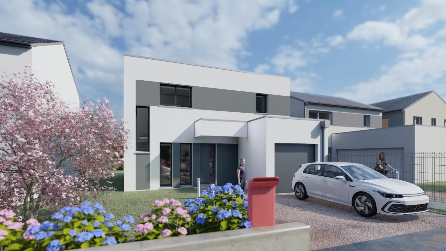 Maison neuve - Maison neuve sur terrain de 3.75 ares à Fameck (57), prix 359 000 €