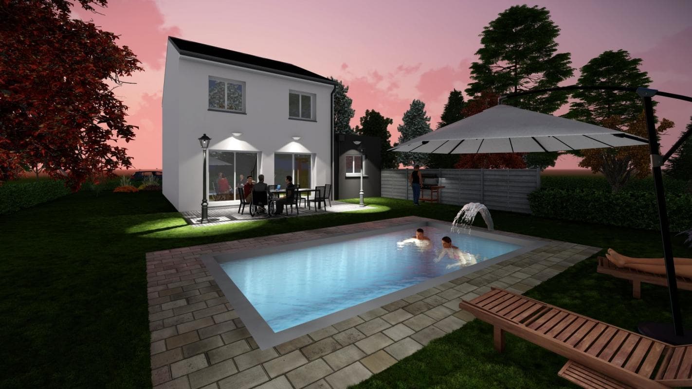 Maison neuve Marly (57) - 107m² - 427400€ (photo 1/2)