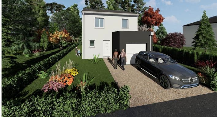Maison neuve - MAISON 3CHAMBRES GONDREVILLE ET SON TERRAIN DE 708 M2 à Gondreville (54), prix 326 000 €