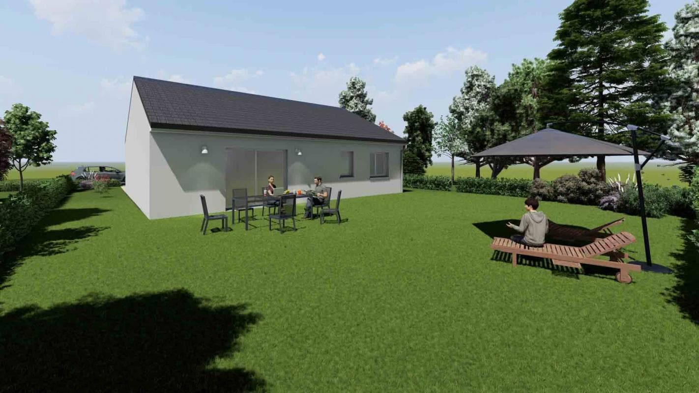 Maison neuve Behren Les Forbach (57) - 87m² - 271190€ (photo 2/2)