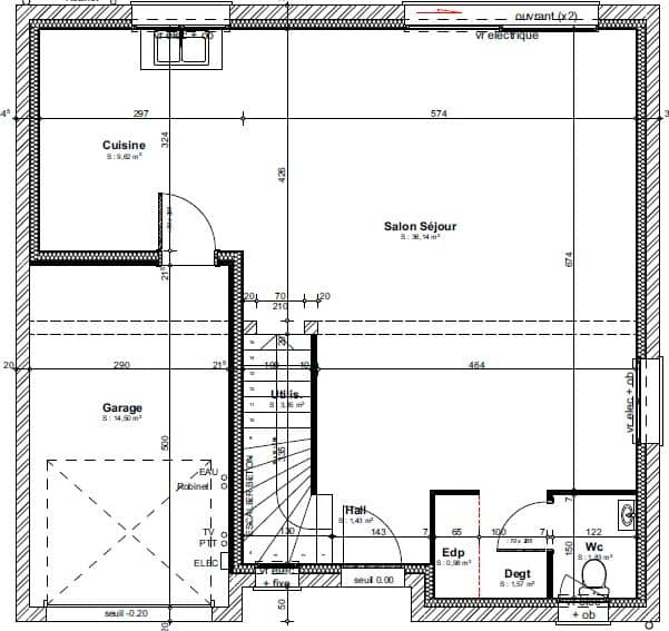 Maison neuve - NORROY LES PONT A MOUSSON MAISON NEUVE RE 2020 à Norroy Les Pont A Mousson (54), prix 266 000 €