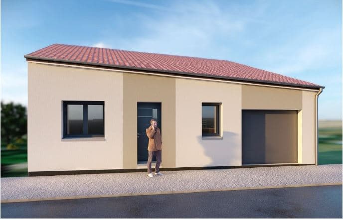 Maison neuve - VOTRE MAISON A LEMLUD AVEC SON TERRAIN à Lemud (57), prix 247 000 €