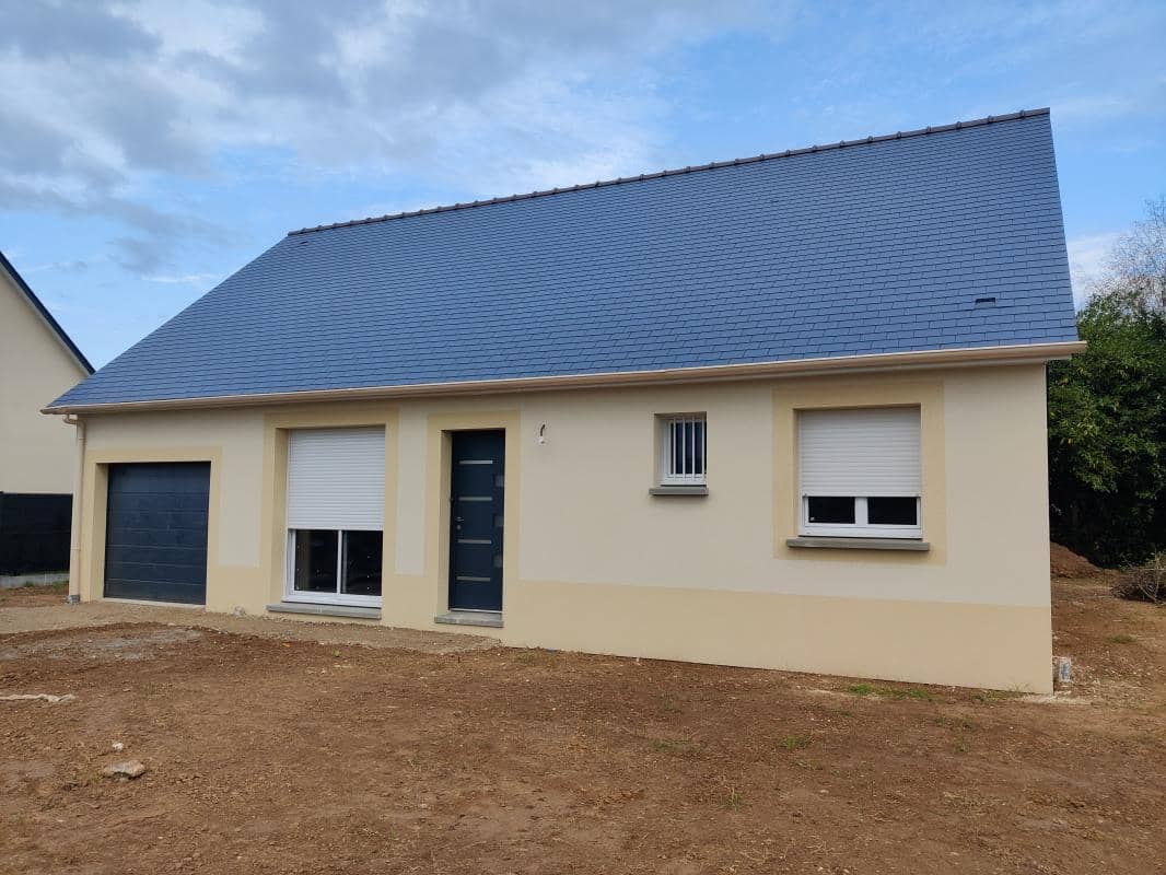 Maison neuve - plain pied 75 m² - 3 chambres - garage incorporé à Jouy Sur Eure (27), prix 212 500 €