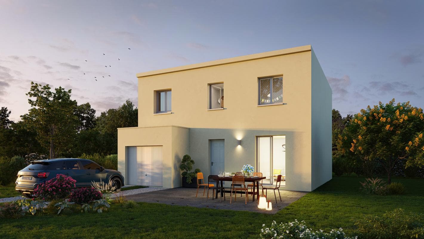 Maison neuve - TOIT PLAT TYPE 7 à Les Ventes (27), prix 223 500 €