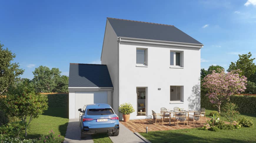 Maison neuve - MAISON 3 CHAMBRES + GARAGE à Le Vieil Evreux (27), prix 212 000 €