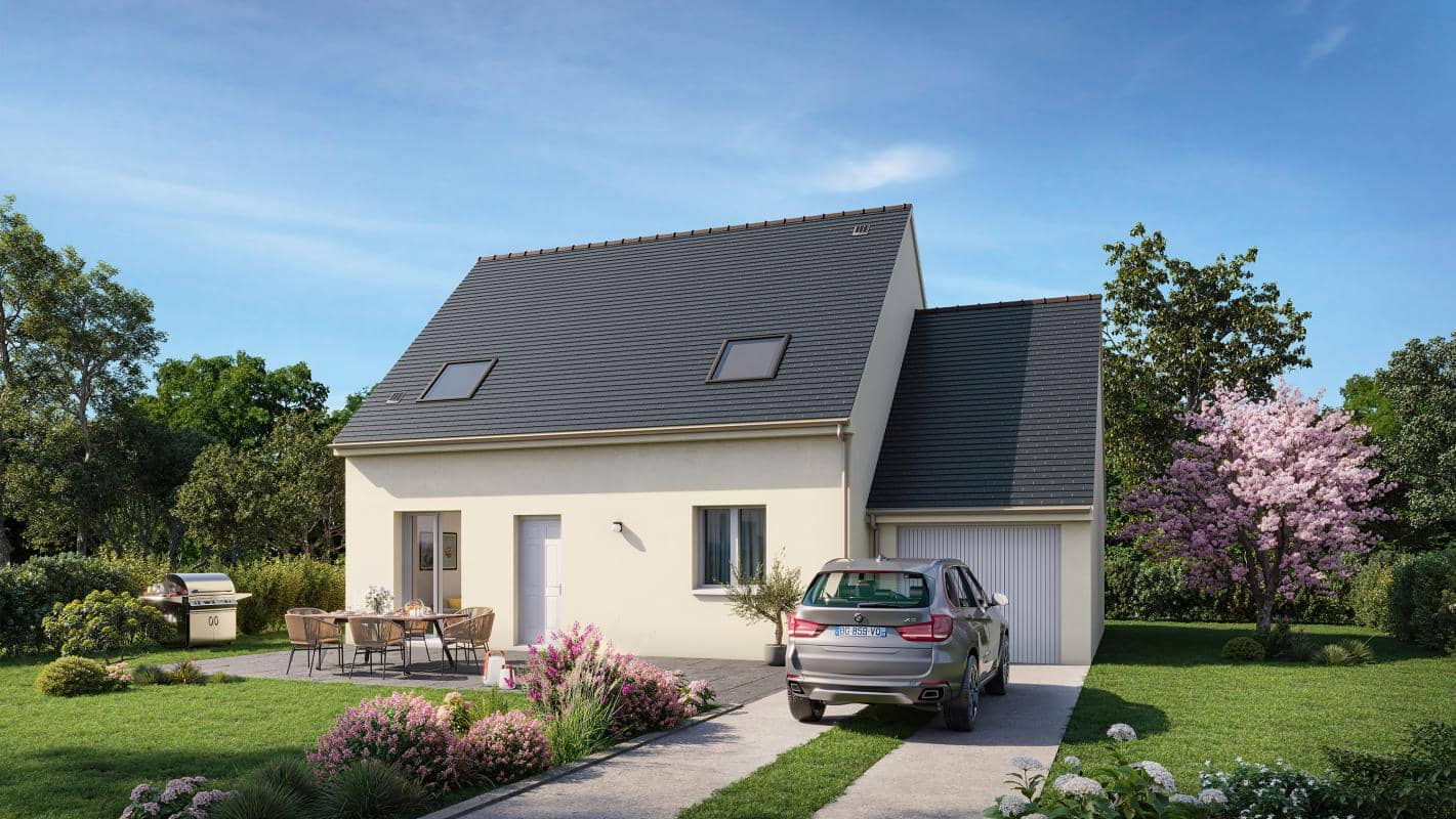 Maison neuve - MAISON 4 CHAMBRES + GARAGE à Ferrieres Haut Clocher (27), prix 225 000 €