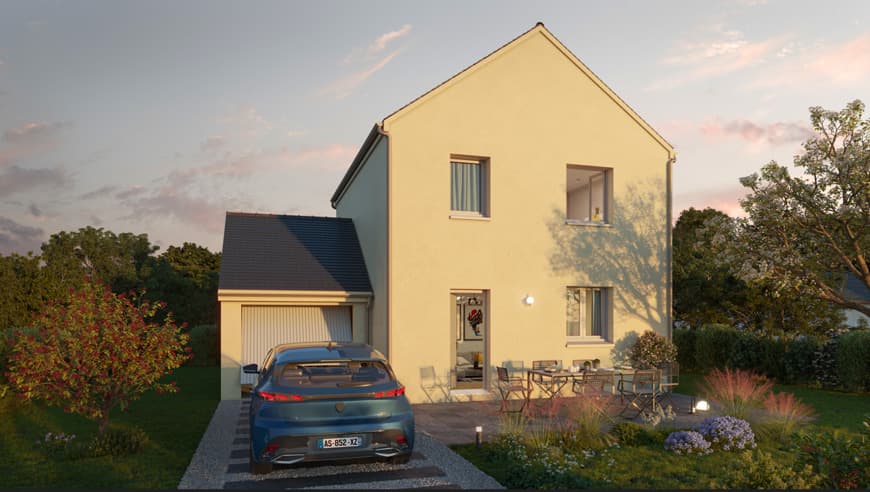 Maison neuve - IDEAL PRIMO ACCEDANT - MAISON 3 CHAMBRES + GARAGE à Aviron (27), prix 187 000 €