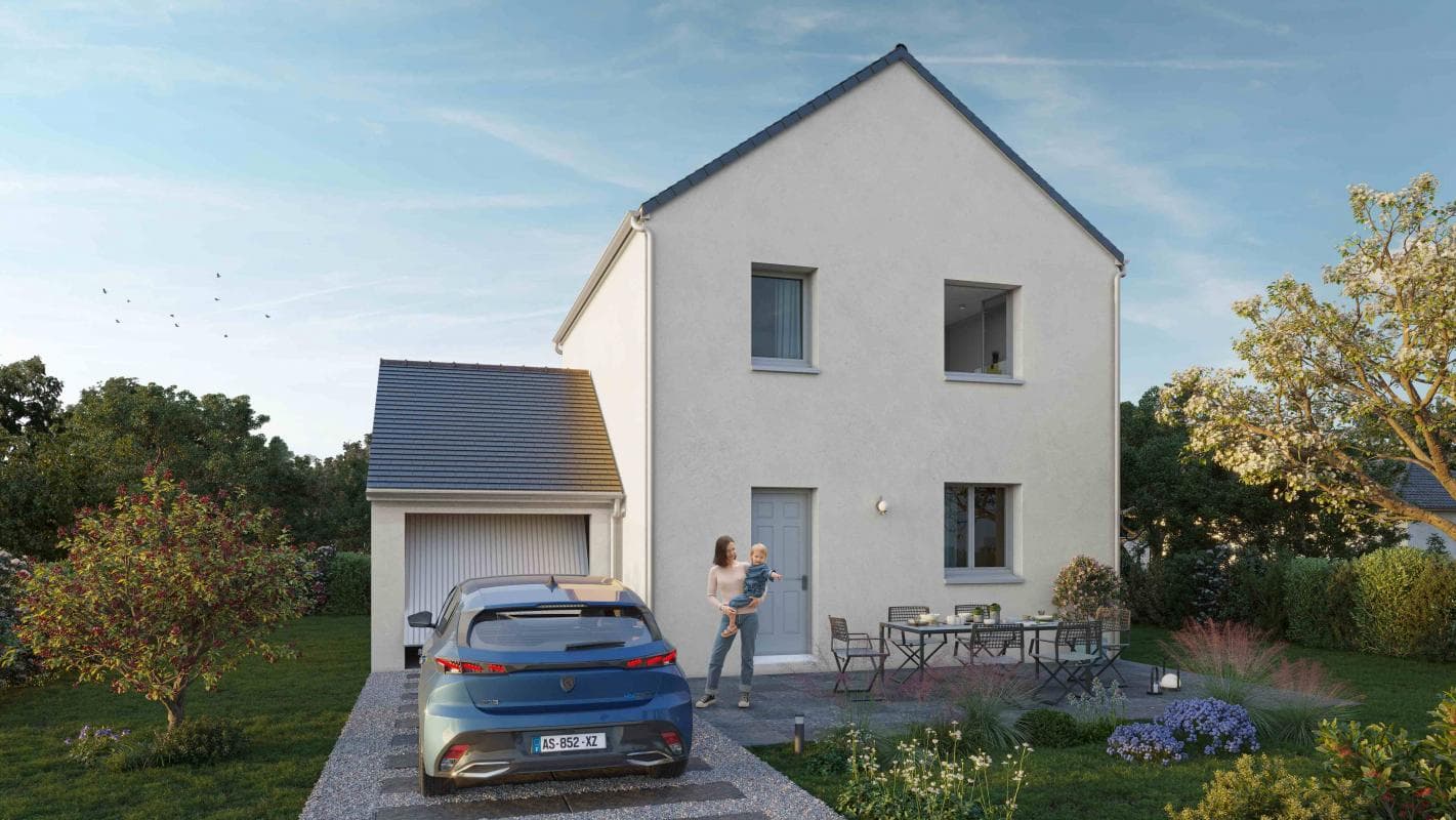 Maison neuve - SPECIAL INVESTISSEUR - Maison 3 chambres + terrain à Aviron (27), prix 182 000 €