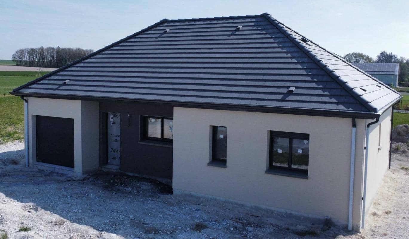 Maison neuve - MAISON PLAIN PIED à Val De Vesle (51), prix 249 000 €