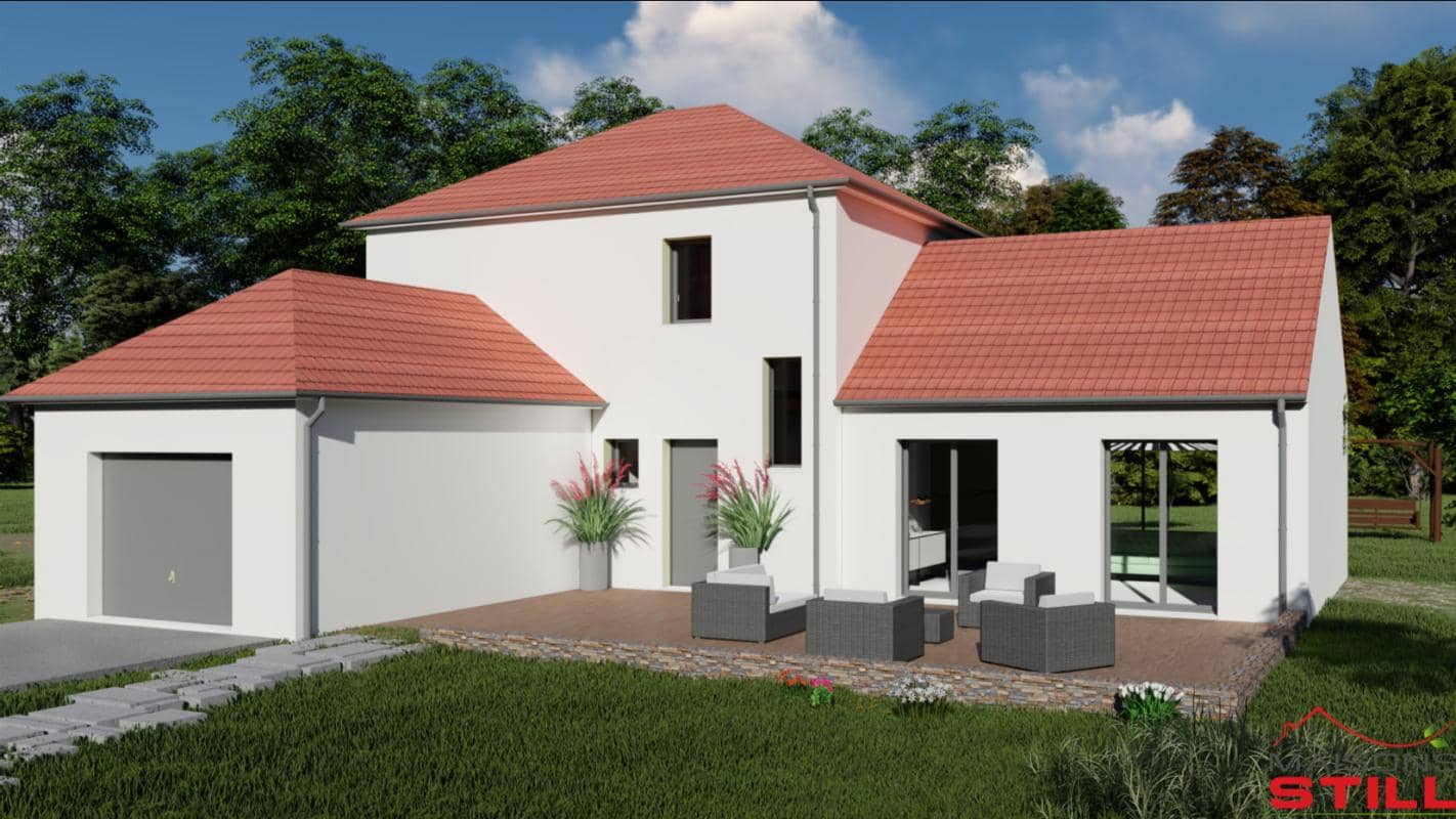 Maison neuve - HOUSTON à Chateau Thierry (24), prix 304 600 €