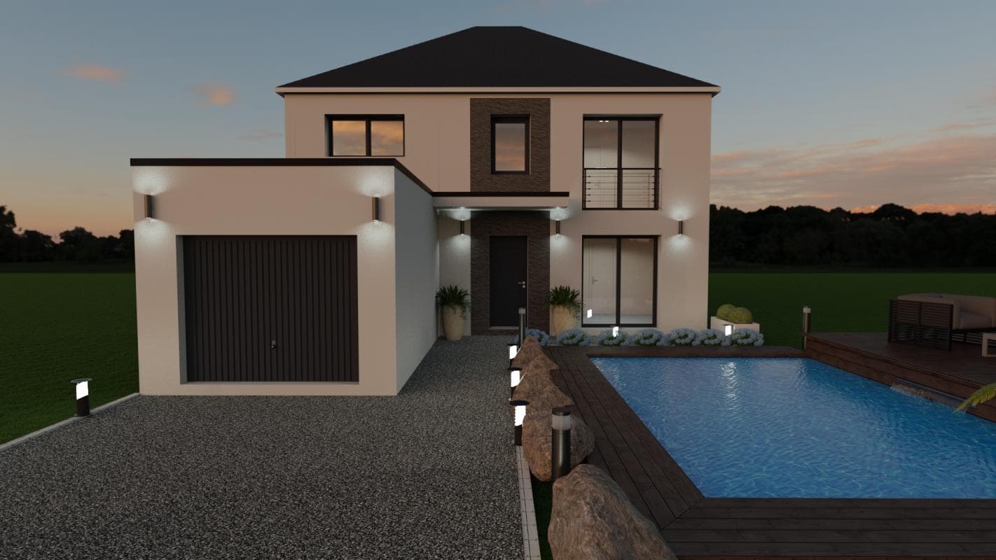 Maison neuve - TERRAIN+MAISON A ITTEVILLE à Itteville (91), prix 260 000 €