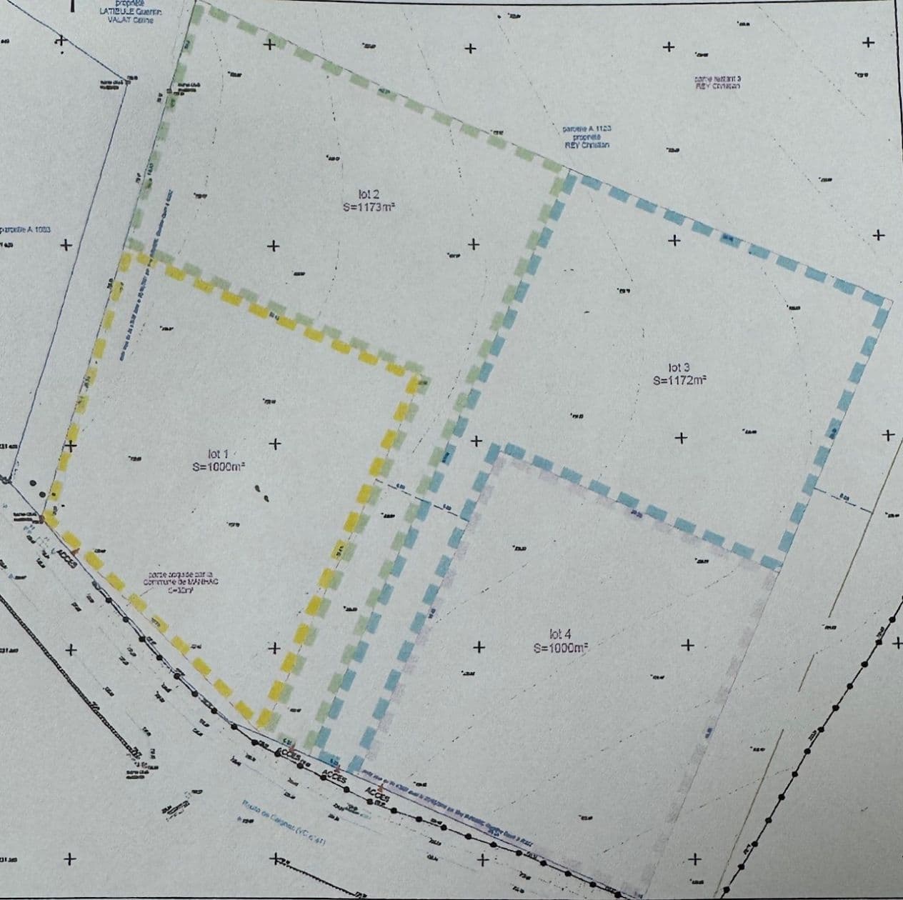 Terrain MANHAC (12) - 1000m² - 75000€ (photo 4/4)