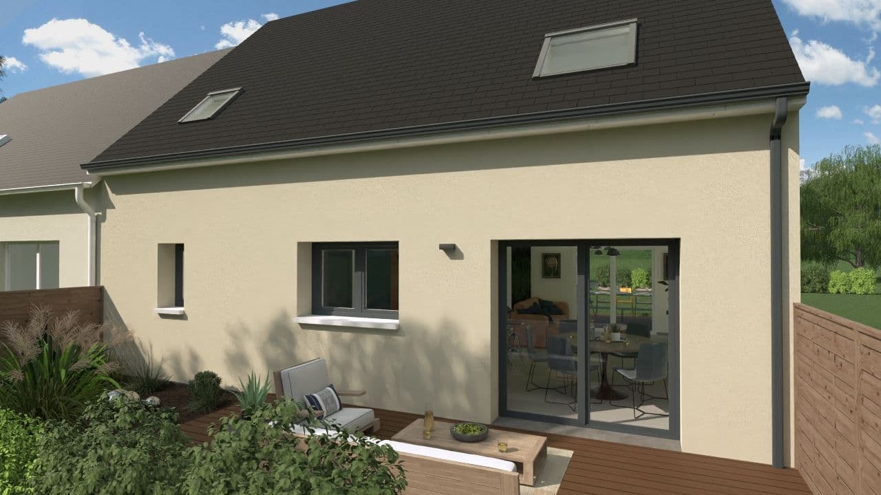 Maison neuve - Projet de construction d'une maison 106 m² avec terrain à SAINT-AUGUSTIN-DES-BOIS (49) à SAINT-AUGUSTIN-DES-BOIS (49), prix 183 200 €