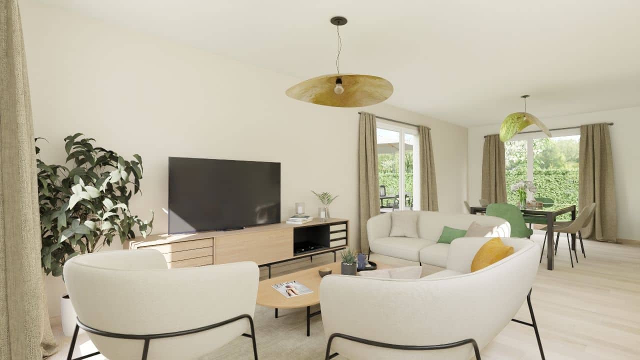 Maison neuve - Projet de construction d'une maison 94 m² avec terrain à ANGERS (49) à Rue de la Traquette / rue Christophe Colombe (49), prix 165 884 €