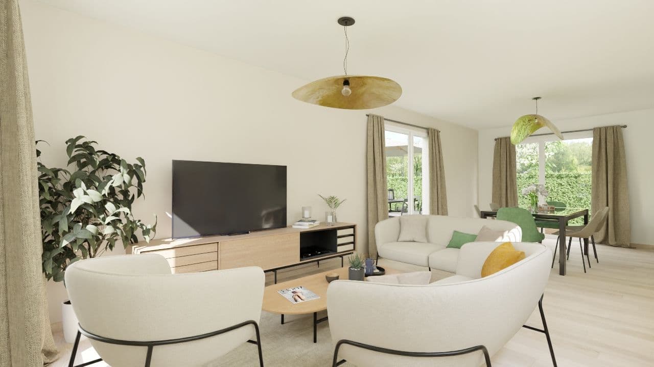 Maison neuve - Projet de construction d'une maison 94 m² avec terrain à ANGERS (49) à Rue de la Traquette / rue Christophe Colombe (49), prix 165 884 €
