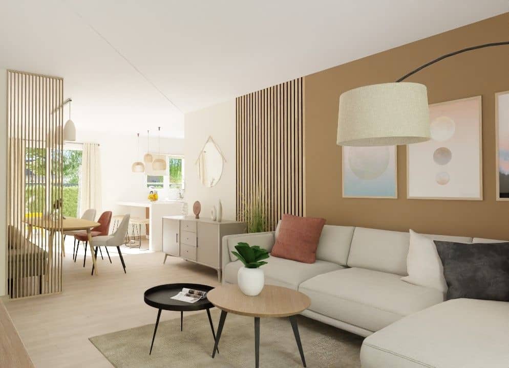 Maison neuve - Projet de construction d'une maison 93 m² avec terrain à DURTAL (49) à DURTAL (49), prix 141 865 €