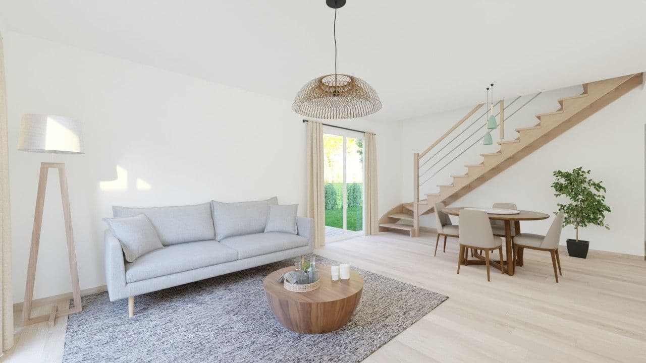 Maison neuve - Projet de construction d'une maison 94 m² avec terrain à CHAUMONT-D'ANJOU (49) à CHAUMONT-D'ANJOU (49), prix 136 000 €