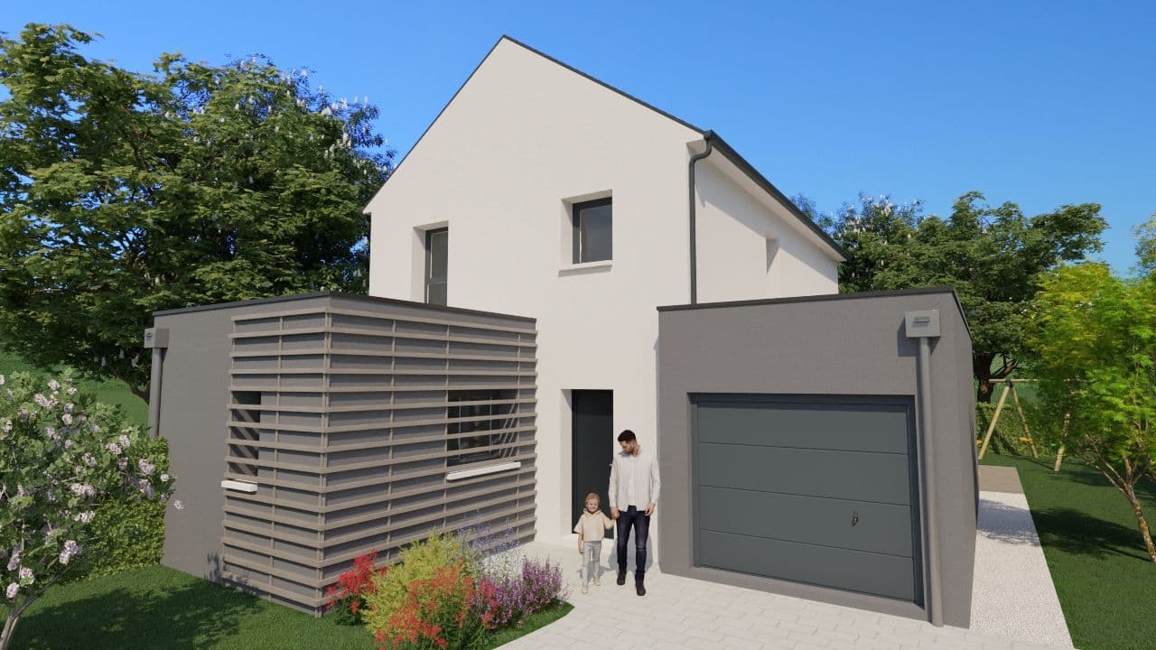 Maison neuve - Projet de construction à NOTRE-DAME-D'ALLENCON (49) à NOTRE-DAME-D'ALLENCON (49), prix 202 750 €